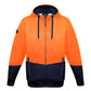 SYZMIK Unisex Hi Vis Textured Jacquard Full Zip Hoodie ZT478 Clearance