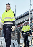 SYZMIK Unisex Hi Vis Stretch Taped Hoodie ZT483
