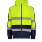 SYZMIK Unisex Hi Vis Full Zip Stretch Taped Hoodie ZT486
