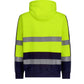 SYZMIK Unisex Hi Vis Full Zip Stretch Taped Hoodie ZT486