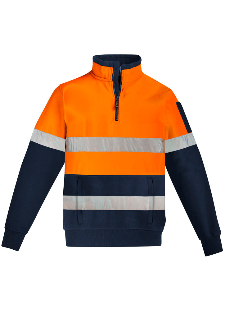 SYZMIK Unisex Hi Vis 1/4 Zip Pullover - Hoop Taped ZT567