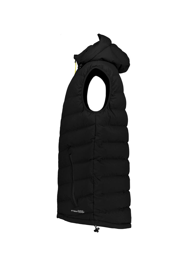 SYZMIK Unisex Streetworx Hooded Puffer Vest ZV245
