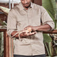 SYZMIK Mens Lightweight Tradie Long Sleeve Shirt ZW121