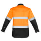 SYZMIK Mens Industrial Long Sleeve Shirt - Hoop Taped ZW123
