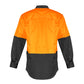 SYZMIK Mens Rugged Cooling Hi Vis Long Sleeve Shirt ZW128