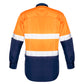 SYZMIK Mens Rugged Cooling Hi Vis Taped Long Sleeve Shirt ZW129