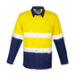 SYZMIK Mens Rugged Cooling Hi Vis Taped Long Sleeve Shirt ZW129