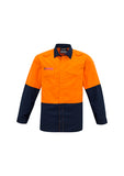 SYZMIK Mens Hi Vis Spliced Shirt ZW138 Clearance