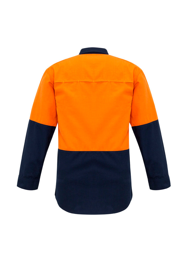 SYZMIK Mens Hi Vis Spliced Shirt ZW138 Clearance