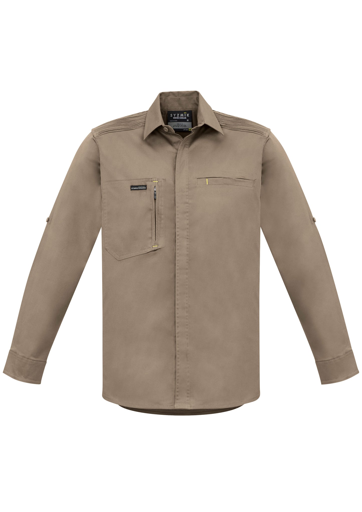 SYZMIK Mens Streetworx L/S Stretch Shirt ZW350 Clearance