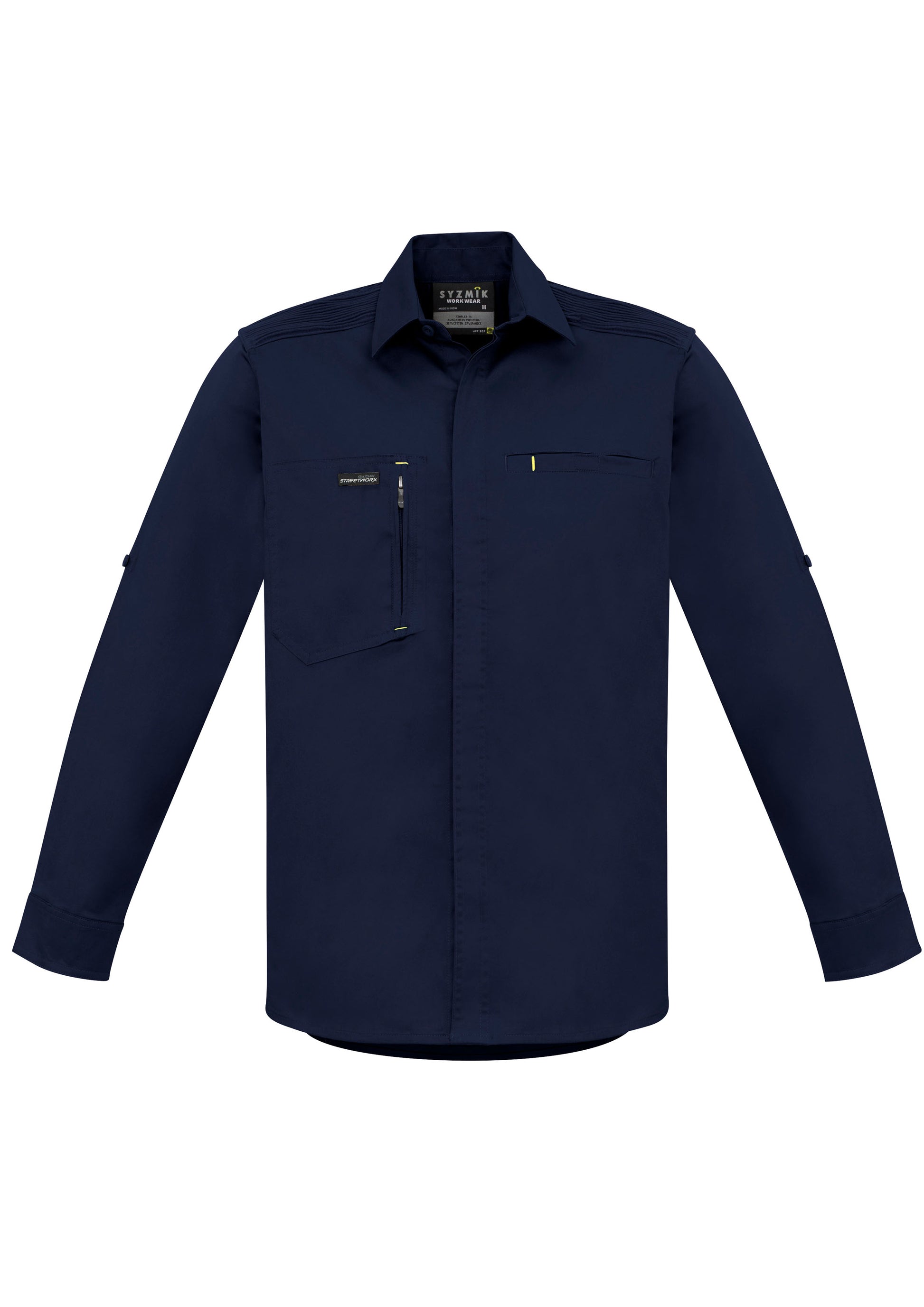 SYZMIK Mens Streetworx L/S Stretch Shirt ZW350 Clearance