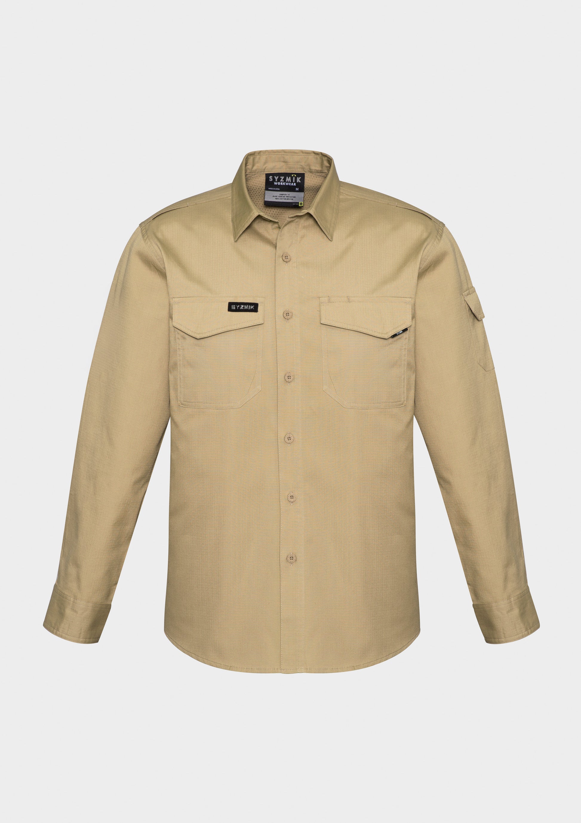 SYZMIK Mens Rugged Cooling Long Sleeve Shirt ZW400