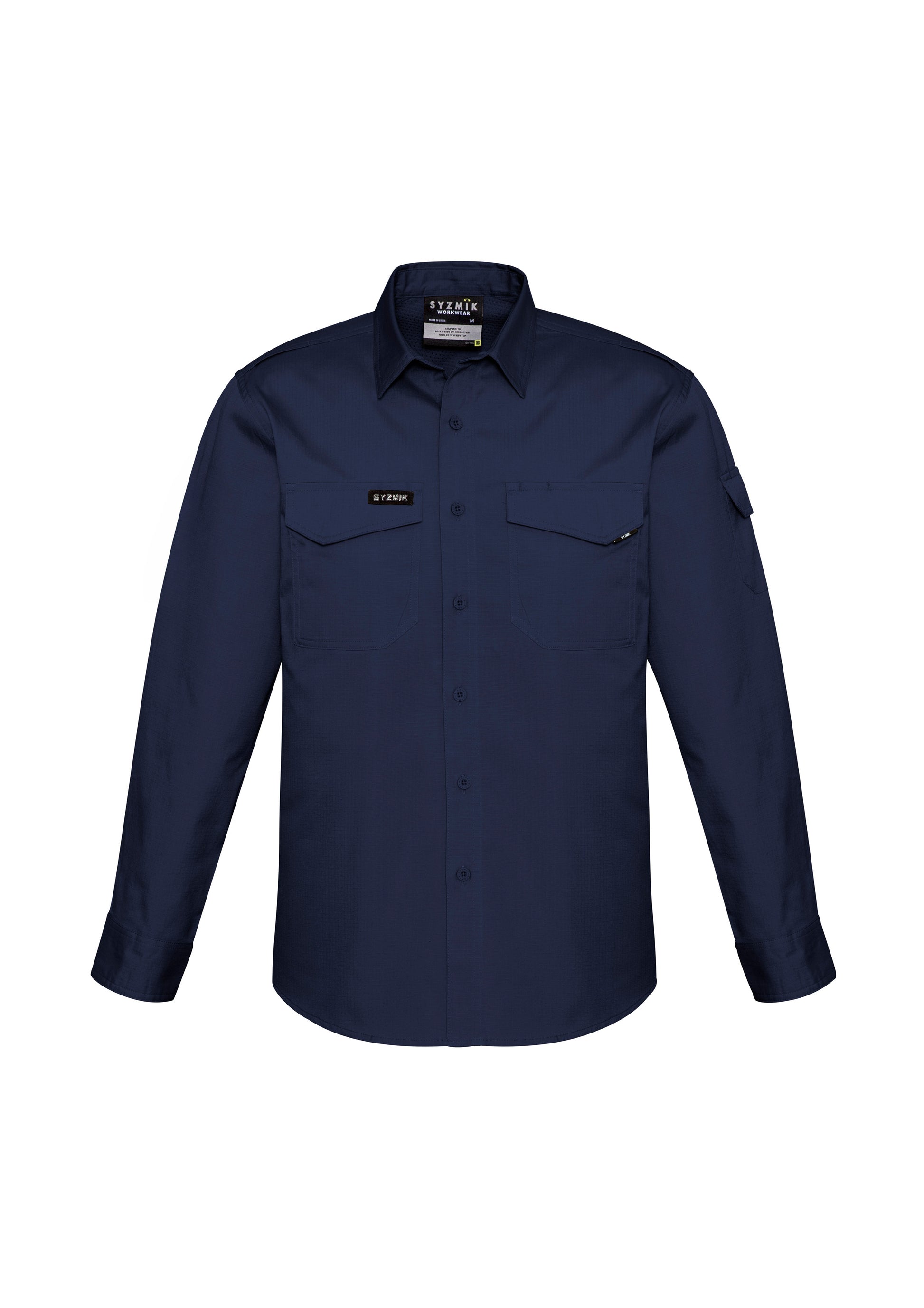 SYZMIK Mens Rugged Cooling Long Sleeve Shirt ZW400