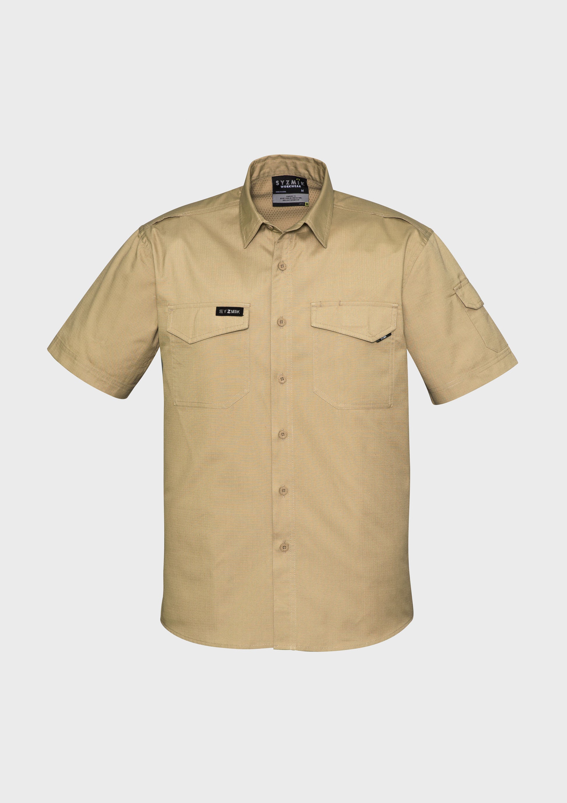 SYZMIK Mens Rugged Cooling Short Sleeve Shirt ZW405