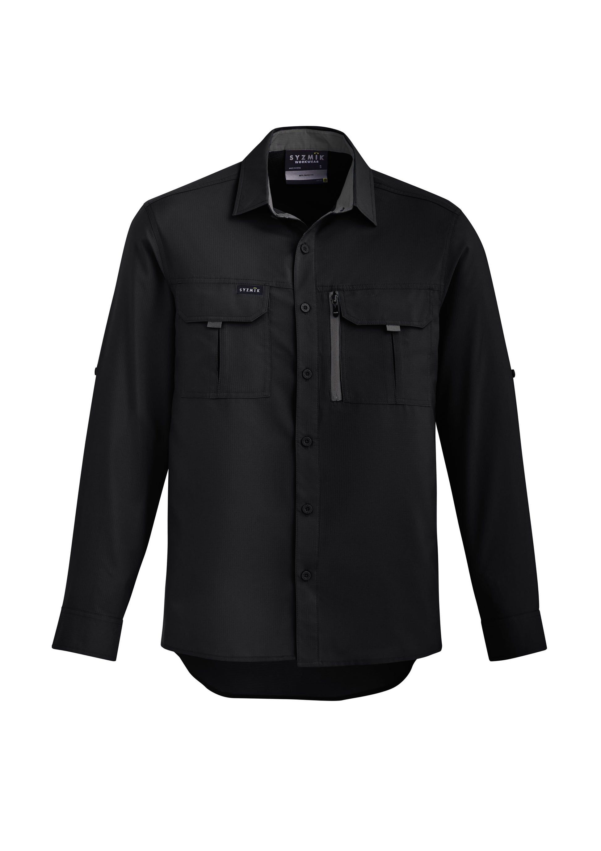SYZMIK Mens Outdoor Long Sleeve Shirt ZW460