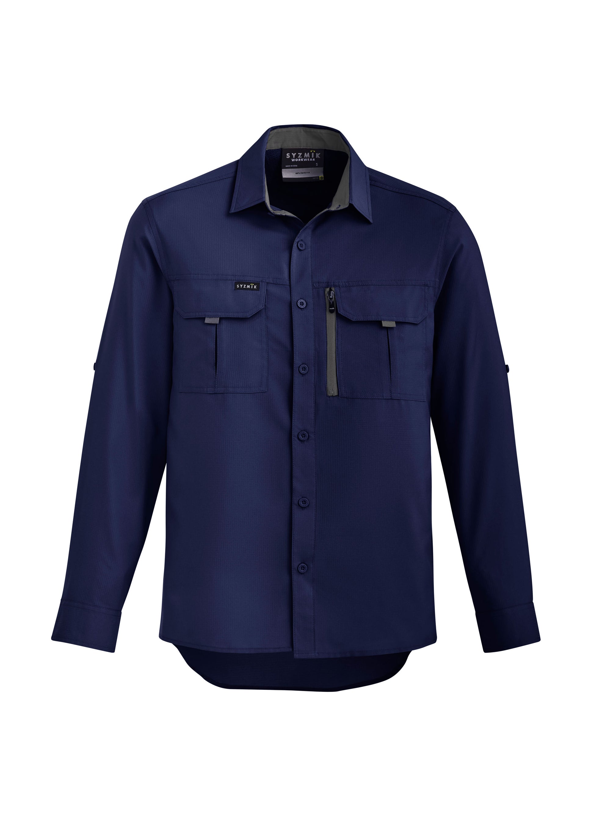 SYZMIK Mens Outdoor Long Sleeve Shirt ZW460