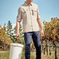 SYZMIK Mens Outdoor Long Sleeve Shirt ZW460