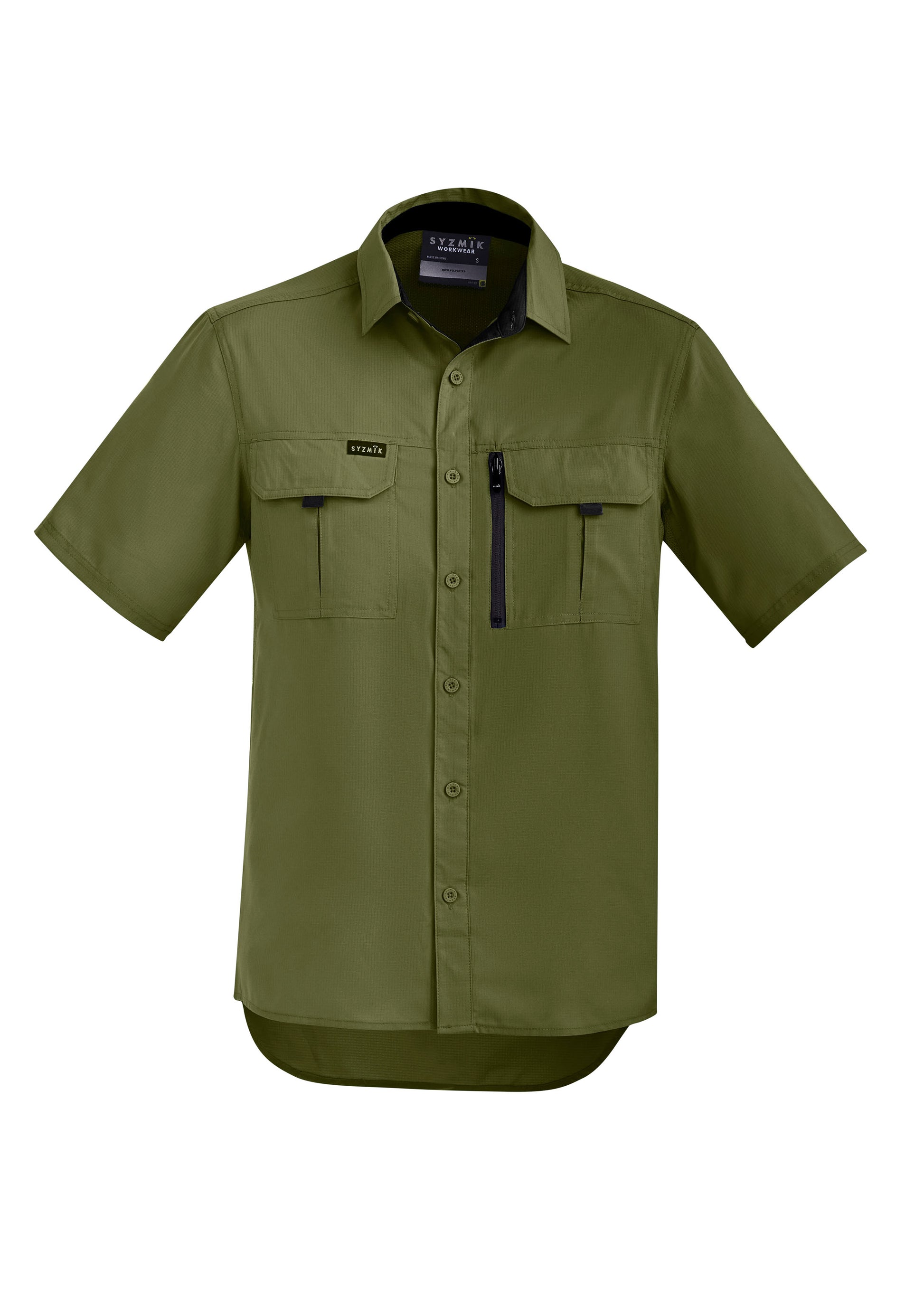 SYZMIK Mens Outdoor Short Sleeve Shirt ZW465