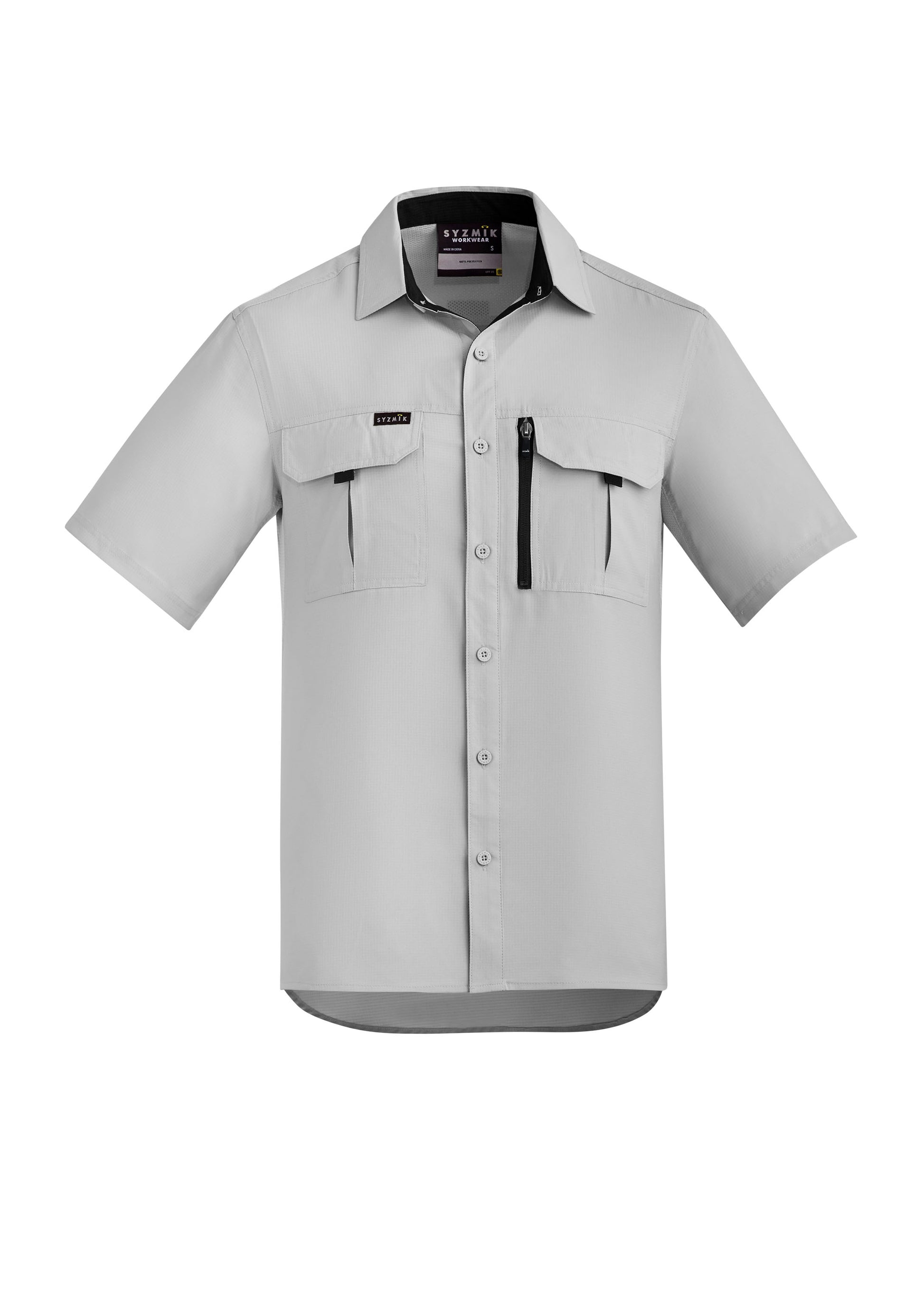 SYZMIK Mens Outdoor Short Sleeve Shirt ZW465