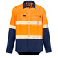 SYZMIK Mens Hi Vis Outdoor Segmented Tape Long Sleeve Shirt ZW470