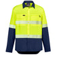 SYZMIK Mens Hi Vis Outdoor Segmented Tape Long Sleeve Shirt ZW470