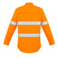 SYZMIK Mens Hi Vis Hoop Taped Long Sleeve Shirt ZW640