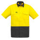 SYZMIK Mens Rugged Cooling Hi Vis Short Sleeve Shirt ZW815