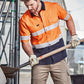SYZMIK Mens Rugged Cooling Hi Vis Taped Short Sleeve Shirt ZW835