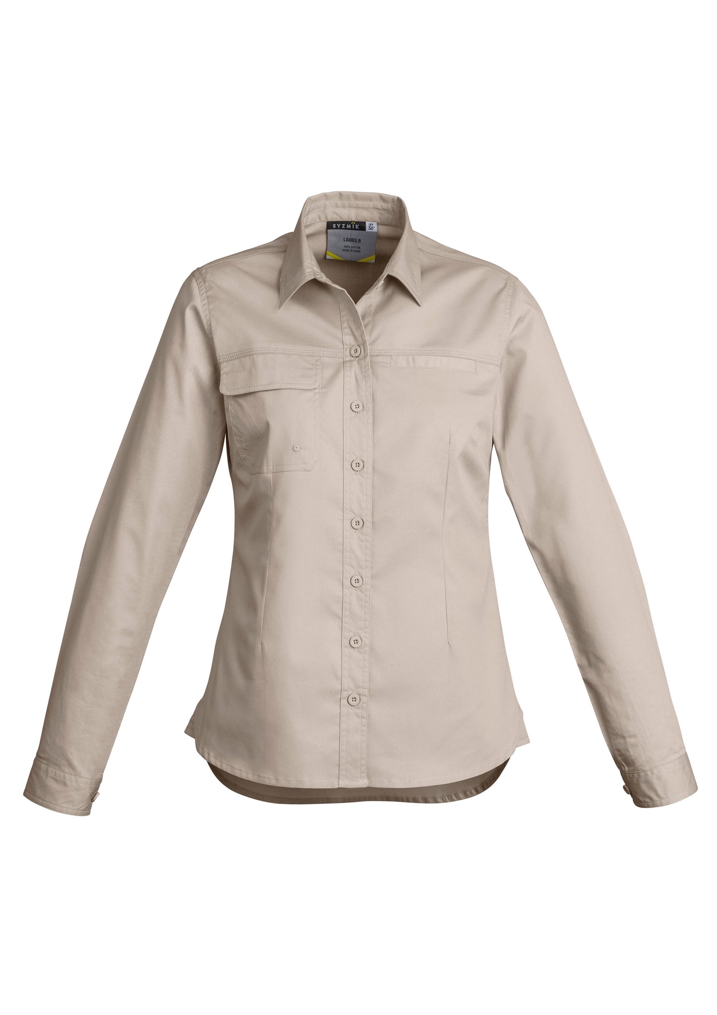 SYZMIK Womens Lightweight Tradie Long Sleeve Shirt ZWL121