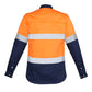 SYZMIK Womens Industrial Long Sleeve Shirt - Hoop Taped ZWL123
