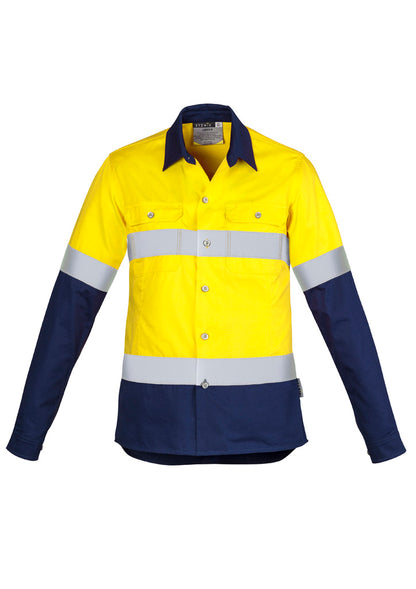 SYZMIK Womens Industrial Long Sleeve Shirt - Hoop Taped ZWL123